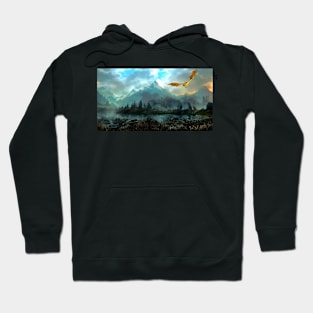 Golden Dragon Mountain Hoodie